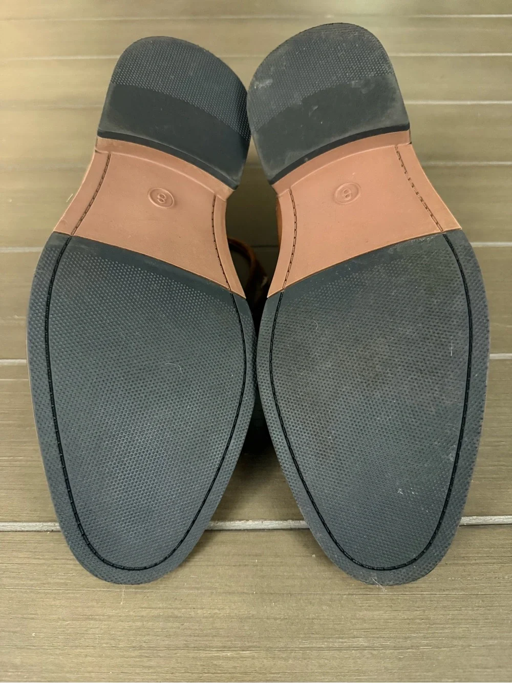 Goodfellow & Co Tan Leather Cap-Toe Oxfords